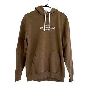 Gymshark Lifting Club Hoodie Tan Size Small